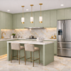 Riva Kitchen Sage Green Color