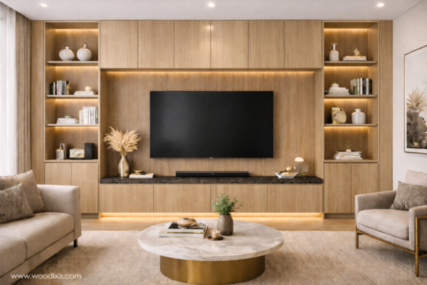 Riva Media Wall Natural Oat Color Riva Media Wall Natural Oat Color