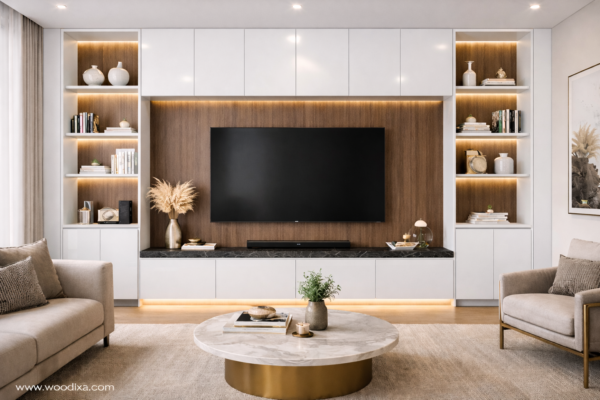 Riva Media Wall Pure White Color 1 Riva Media Wall Pure White Color 1