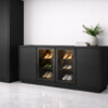 Riva Shoe Rack Matte Black Color