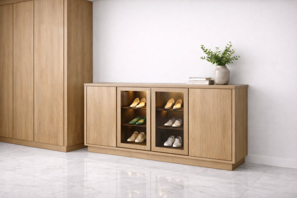 Riva Shoe Rack Natural Oat Color