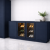 Riva Shoe Rack Navy Blue Color