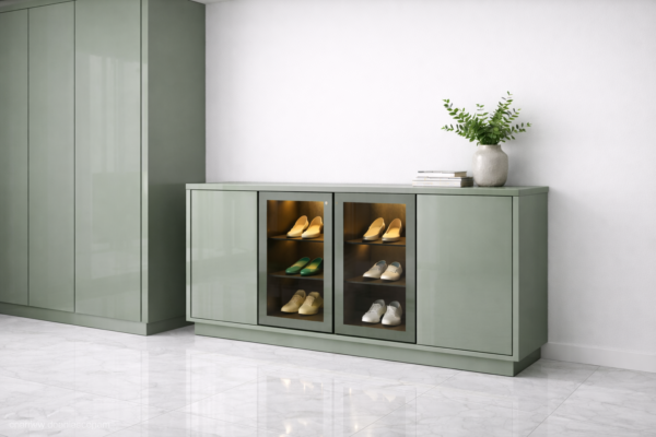 Riva Shoe Rack Sage Green Color