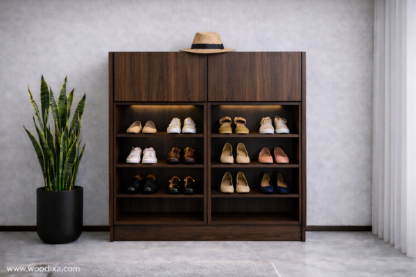 Terra Noir Shoe Rack Dark Walnut Color Terra Noir Shoe Rack Dark Walnut Color