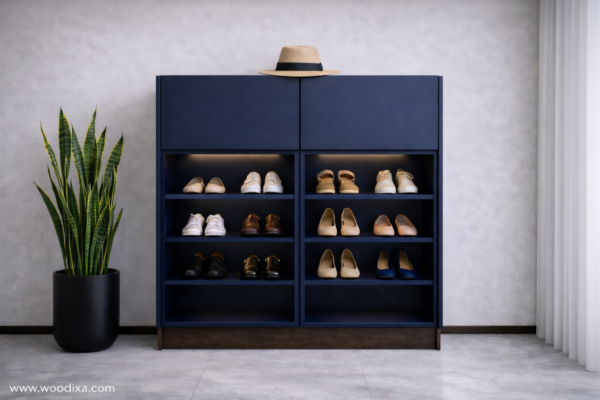 Terra Noir Shoe Rack Navy Blue Color Terra Noir Shoe Rack Navy Blue Color