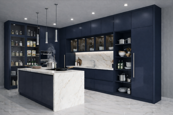 Velora Kitchen Navy Blue Color Velora Kitchen Navy Blue Color