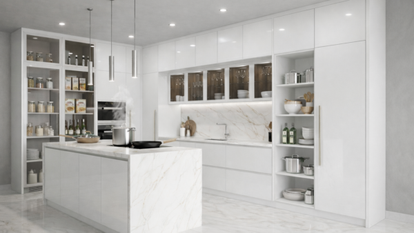 Velora Kitchen Pure White Color