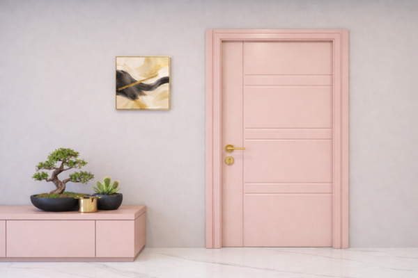 Verde Lux Door Blush Pink Color Verde Lux Door Blush Pink Color