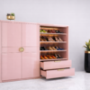 Verde Lux Shoe Rack Blush Pink Color Verde Lux Shoe Rack Blush Pink Color
