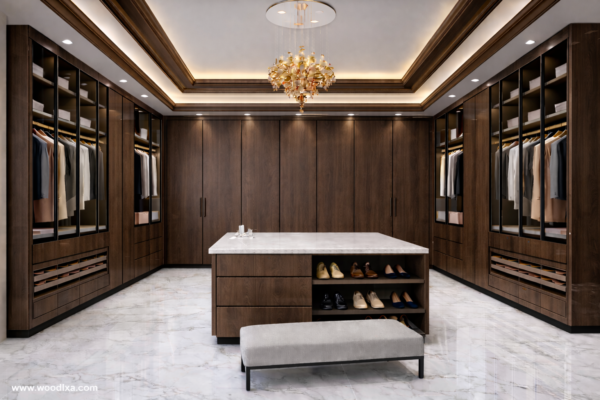 Verde Lux Wardrobe Dark Walnut Color Verde Lux Wardrobe Dark Walnut Color