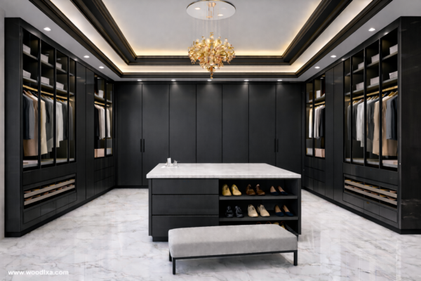 Verde Lux Wardrobe Matte Black Color Verde Lux Wardrobe Matte Black Color