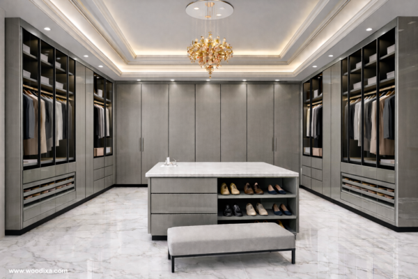 Verde Lux Wardrobe Warm Grey Color Verde Lux Wardrobe Warm Grey Color