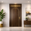 Zaara Door Dark Walnut Color Zaara Door Dark Walnut Color