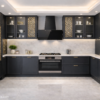 Zaara Kitchen Matte Black Color Zaara Kitchen Matte Black Color
