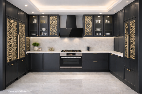 Zaara Kitchen Matte Black Color Zaara Kitchen Matte Black Color
