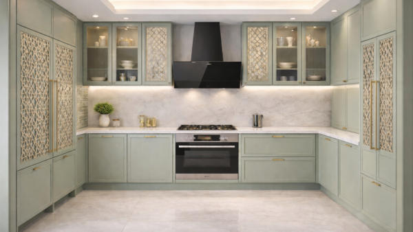 Zaara Kitchen Sage Green Color