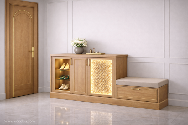 Zaara Shoe Rack Natural Oat Color Zaara Shoe Rack Natural Oat Color