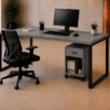Nexus Workstation Perspective Metallic Grey Matte Black Color Nexus Workstation Perspective Metallic Grey Matte Black Color