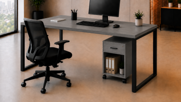 Nexus Workstation Perspective Metallic Grey Matte Black Color Nexus Workstation Perspective Metallic Grey Matte Black Color