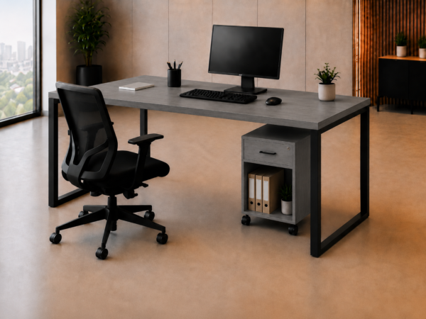 Nexus Workstation Perspective Metallic Grey Matte Black Color Nexus Workstation Perspective Metallic Grey Matte Black Color