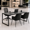 Orion Workstation Front Perspective View Metallic Grey Matte Black Color Orion Workstation Front Perspective View Metallic Grey Matte Black Color