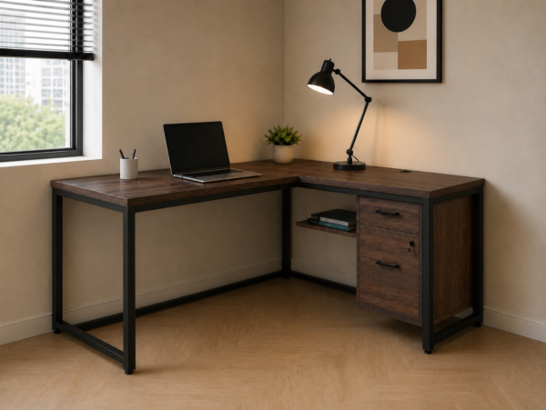 Vectra Workstation Perspective Dark Walnut Matte Black Color Vectra Workstation Perspective Dark Walnut Matte Black Color