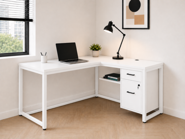 Vectra Workstation Perspective Pure White Matte Black Color Vectra Workstation Perspective Pure White Matte Black Color