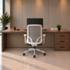 Axis Executive Desk Dark Walnut Rear View With Storage Pakistan Axis Executive Desk Dark Walnut Rear View With Storage Pakistan