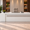 Axis Executive Desk White Front View Rawalpindi Pakistan Axis Executive Desk White Front View Rawalpindi Pakistan