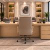 Nexus Executive Desk Natural Oat Rear View Rawalpindi Pakistan Nexus Executive Desk Natural Oat Rear View Rawalpindi Pakistan
