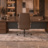 Orion Executive Desk Dark Walnut View Islamabad Pakistan